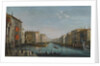 View of the Grand Canal from the Palazzo Balbi looking toward the Rialto Bridge with a Regatta by Anonymous