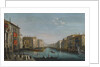 View of the Grand Canal from the Palazzo Balbi looking toward the Rialto Bridge with a Regatta by Anonymous