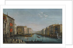 View of the Grand Canal from the Palazzo Balbi looking toward the Rialto Bridge with a Regatta by Anonymous