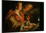 Saint Cecilia and the Angel by Anonymous