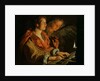Saint Cecilia and the Angel by Anonymous