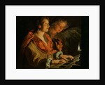 Saint Cecilia and the Angel by Anonymous
