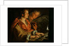 Saint Cecilia and the Angel by Anonymous