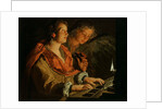 Saint Cecilia and the Angel by Anonymous