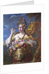Portrait of a Lady as Flora by Anonymous