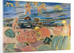Boys bathing by Anonymous