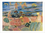 Boys bathing by Anonymous