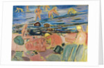 Boys bathing by Anonymous