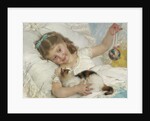 Child and cat by Anonymous