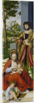 Altarpiece of the Holy Kinship. Left panel by Anonymous