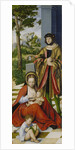 Altarpiece of the Holy Kinship. Left panel by Anonymous