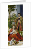 Altarpiece of the Holy Kinship. Left panel by Anonymous