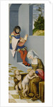 Altarpiece of the Holy Kinship.Right panel by Anonymous