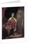 Emperor Paul I dressed as Grand Master of Maltese by Anonymous