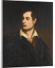 Portrait of the poet Lord George Noel Byron by Anonymous