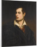Portrait of the poet Lord George Noel Byron by Anonymous