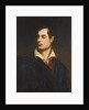 Portrait of the poet Lord George Noel Byron by Anonymous