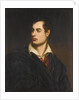 Portrait of the poet Lord George Noel Byron by Anonymous