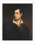 Portrait of the poet Lord George Noel Byron by Anonymous
