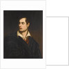 Portrait of the poet Lord George Noel Byron by Anonymous