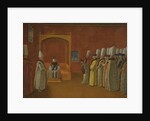 Sultan Ahmed III Receiving a European Ambassadorial Delegation at the Topkapi Palace by Anonymous