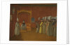 Sultan Ahmed III Receiving a European Ambassadorial Delegation at the Topkapi Palace by Anonymous