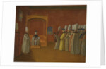 Sultan Ahmed III Receiving a European Ambassadorial Delegation at the Topkapi Palace by Anonymous