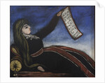 Georgian woman on a couch by Anonymous