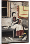 Sona Gorashvili Playing Accordion by Anonymous