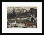 Threshing Yard. Evening by Anonymous