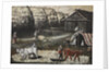Threshing Yard. Evening by Anonymous