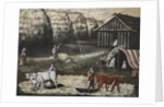 Threshing Yard. Evening by Anonymous