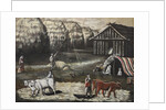 Threshing Yard. Evening by Anonymous