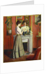 Woman Before a Mirror by Anonymous