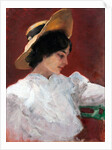 Yellow hat by Anonymous