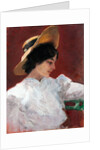 Yellow hat by Anonymous