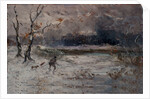 Winter Hunting at Zelata by Anonymous