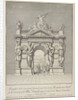 Triumphal Arch at West End of Westminster Hall for the Coronation of George II and Queen Caroline by Anonymous