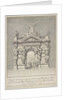 Triumphal Arch at West End of Westminster Hall for the Coronation of George II and Queen Caroline by Anonymous