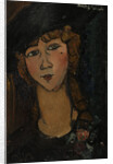 Head of a woman with hat. (Lolotte) by Anonymous