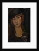 Head of a woman with hat. (Lolotte) by Anonymous