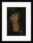 Head of a woman with hat. (Lolotte) by Anonymous
