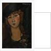 Head of a woman with hat. (Lolotte) by Anonymous