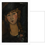Head of a woman with hat. (Lolotte) by Anonymous