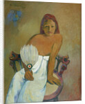 Woman with a Fan by Anonymous