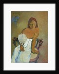 Woman with a Fan by Anonymous