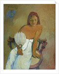 Woman with a Fan by Anonymous