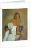 Woman with a Fan by Anonymous