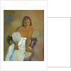 Woman with a Fan by Anonymous