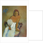 Woman with a Fan by Anonymous